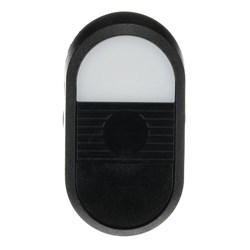 ABB MPD5-11B Non-Illuminated Double Pushbutton Flush Momentary White/Black