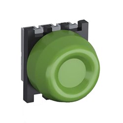 ABB MPHG12 Non-Illuminated Heavy Duty Pushbutton Kit Green 1NO+2NC