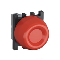 ABB MPHR10 Non-Illuminated Heavy Duty Pushbutton Kit Red 1NO
