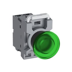 ABB MPMI4G010 Illuminated Pushbutton Kit 40mm Momentary Green 12VAC/DC 1NO