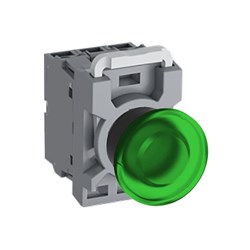 ABB MPMI4G420 Illuminated Pushbutton Kit 40mm Momentary Green 230VAC/DC 2NO