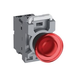 ABB MPMI4R310 Illuminated Pushbutton Kit 40mm Momentary Red 220VDC 1NO