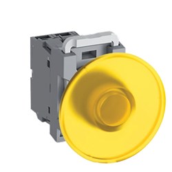 ABB MPMI6Y010 Illuminated Pushbutton Kit 60mm Momentary Yellow 12VAC/DC 1NO