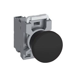 ABB MPMN4B10 Non-Illuminated Pushbutton 40mm Mushroom Black 1NO