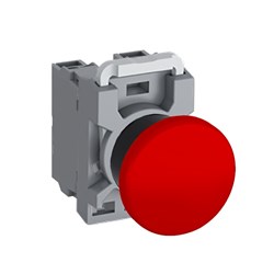 ABB MPMN4R11 Non-Illuminated Pushbutton 40mm Mushroom Red 1NO+1NC