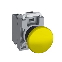 ABB MPMN4Y20 Non-Illuminated Pushbutton 40mm Mushroom Yellow 2NO