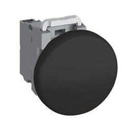 ABB MPMN6B10 Non-Illuminated Pushbutton 60mm Mushroom Black 1NO