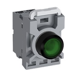 ABB MPPIFGA110 Illuminated Pushbutton Kit 22mm Flush Maintained Green 24VAC/DC 1NO