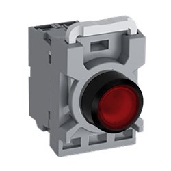 ABB MPPIFRO101 Illuminated Pushbutton Kit 22mm Flush Momentary Red 24VAC/DC 1NC