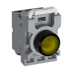 ABB MPPIFYA202 Illuminated Pushbutton Kit 22mm Flush Maintained Yellow 110-130VAC/DC 2NC