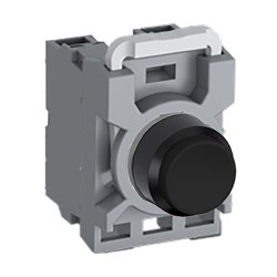 ABB MPPNEBA02 Non-Illuminated Pushbutton Kit 22mm Extended Maintained Black 2NC