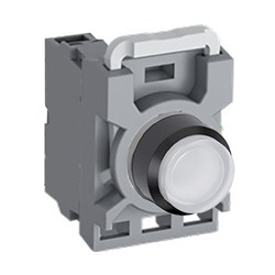 ABB MPPNECO01 Non-Illuminated Pushbutton Kit 22mm Extended Momentary Clear 1NC