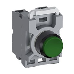 ABB MPPNEGA11 Non-Illuminated Pushbutton Kit 22mm Extended Maintained Green 1NO+1NC