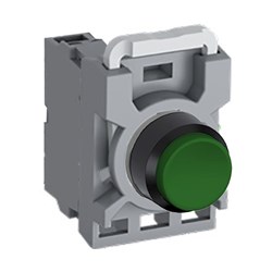 ABB MPPNEGO01 Non-Illuminated Pushbutton Kit 22mm Extended Momentary Green 1NC