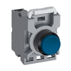 ABB MPPNELO10 Non-Illuminated Pushbutton Kit 22mm Extended Momentary Blue 1NO