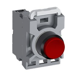 ABB MPPNERA01 Non-Illuminated Pushbutton Kit 22mm Extended Maintained Red 1NC