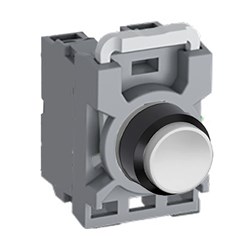 ABB MPPNEWO02 Non-Illuminated Pushbutton Kit 22mm Extended Momentary White 2NC