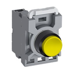 ABB MPPNEYA10 Non-Illuminated Pushbutton Kit 22mm Extended Maintained Yellow 1NO