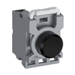 ABB MPPNFBO10 Non-Illuminated Pushbutton Kit 22mm Flush Momentary Black 1NO