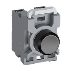 ABB MPPNFCO11 Non-Illuminated Pushbutton Kit 22mm Flush Momentary Clear 1NO+1NC