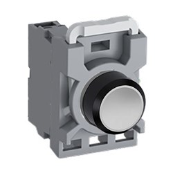 ABB MPPNFWO10 Non-Illuminated Pushbutton Kit 22mm Flush Momentary White 1NO