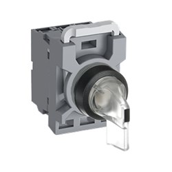 ABB MPS2ILAACC102 Selector Switch Kit Clear 24VAC/DC 2Position 2NC Illuminated Maintained Long Handle Plastic