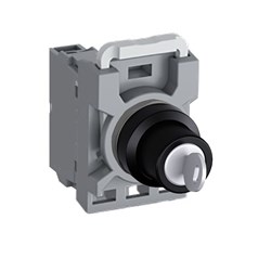 ABB MPS2NKABCB01 Selector Switch Kit Black 2Position 1NC Non-Illuminated Maintained Key Plastic B C