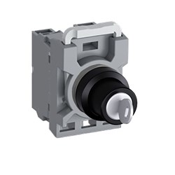 ABB MPS2NKOCBB20 Selector Switch Kit Black 2Position 2NO Non-Illuminated Momentary Key Plastic C B