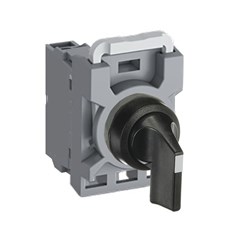 ABB MPS2NLABCB10 Selector Switch Kit Black 2Position 1NO Non-Illuminated Maintained Long Handle Plastic B C