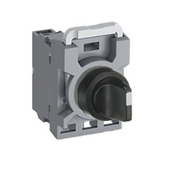 ABB MPS2NSAACB10 Selector Switch Kit Black 2Position 1NO Non-Illuminated Maintained Short Handle Plastic