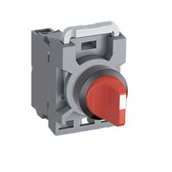 ABB MPS2NSABCR10 Selector Switch Kit Red 2Position 1NO Non-Illuminated Maintained Short Handle Plastic B C