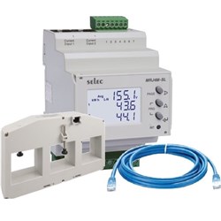 SELEC KIT: MRJ4M-SL METER + 2 X 2M RJ45 CABLE + 2 X 1250A CT 54X50MM MRJ4MSL-1250A54/50-K