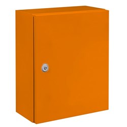 IDE MSB303015A Mild Steel Enclosure Cold Rolled Steel 300W 300H 150D RAL2008 Orange IP66