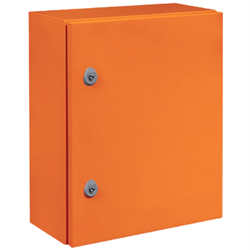 IDE MSB705040A Mild Steel Enclosure Cold Rolled Steel 500W 700H 400D RAL2008 Orange IP66