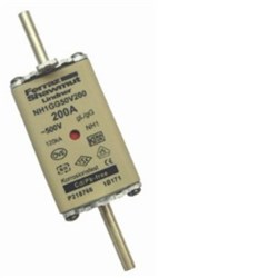 Mersen NHG1-063 Blade Type Fuse Link 63A 500VAC NH1 29.5mm 120kA For: NH1 Bases and Disconnects