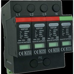 Novaris NSP3-40-320-N Three Phase Surge Protector 4kA 3 PH 40kA 320VAC 255VAC