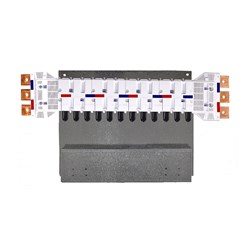 IPD NY63XT2SR12 Nybus MCCB Chassis 12-P 630A Right Top Left Bottom Feed XT2 For: ABB MCCB-XT2