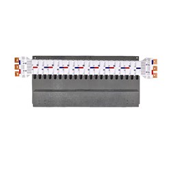 IPD NY80XT2US21 Nybus MCCB Chassis 21-P 800A Universal Single Sided Feed XT2 For: ABB MCCB-XT1