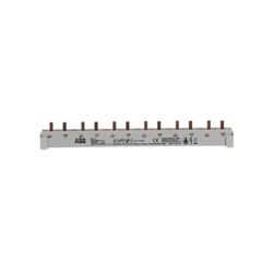ABB PS2/12 Busbar 12-P 230/400VAC 690VAC 63 Amp 2PH Pin 10sq-mm 12-Pin 214mm For: S200 F200 DDA200