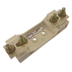 MERSEN FUSE BASE 400A 700V 4-BOLT FOR SIZE 000 80MM OFFSET TAG SEMICONDUCTOR FUSE LINKS Q098040