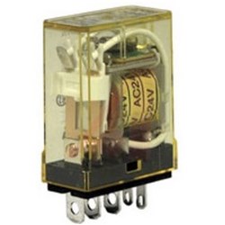 IDEC RH1B-ULAC12 Power Relay SPDT 12VAC Coil 10A Blade Terminal