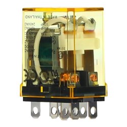 IDEC RH2B-ULCAC12V Power Relay DPDT 12VAC Coil 10A Blade Terminal