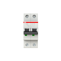 ABB S202C8 Miniature Circuit Breaker 6 kA at 230VAC 2-P 8A C-Curve