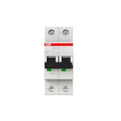 ABB S202MK10UC Miniature Circuit Breaker 10 kA at 400VAC 2-P 10A 400/415VAC K-Curve
