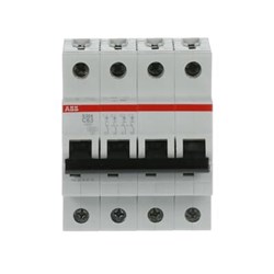 ABB Miniature Circuit Breaker 4P 63A 6 kA  S204C63