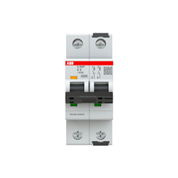 ABB S302PC2 Miniature Circuit Breaker 25 kA 2-P 2A 415VAC C-Curve