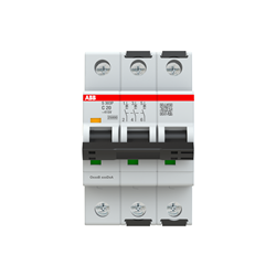 ABB S303PC20 Miniature Circuit Breaker 25 kA 3-P 20A 415VAC C-Curve