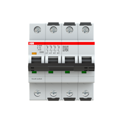 ABB S304PC13 Miniature Circuit Breaker 25 kA 4-P 13A 415VAC C-Curve
