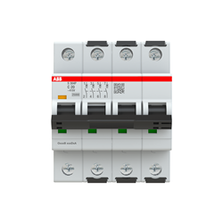 ABB S304PC6 Miniature Circuit Breaker 25 kA 4-P 6A 415VAC C-Curve