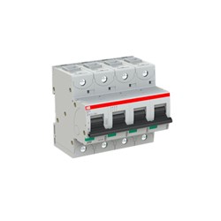 ABB S804CC13 High Performance Miniature Circuit Breaker 25 kA at 400VAC 4-P 13A 230/400VAC C-Curve
